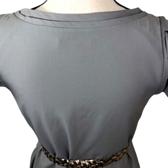 Banana Republic Satin Stud Belted Dress sz 2 - Picture 7 of 9